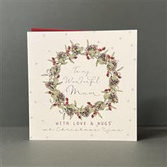 Wonderful Mum Christmas Card